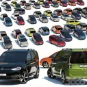 Среднеполигональный автомобиль Volkswagen Caddy 2022 - Транспорт - 3D модель