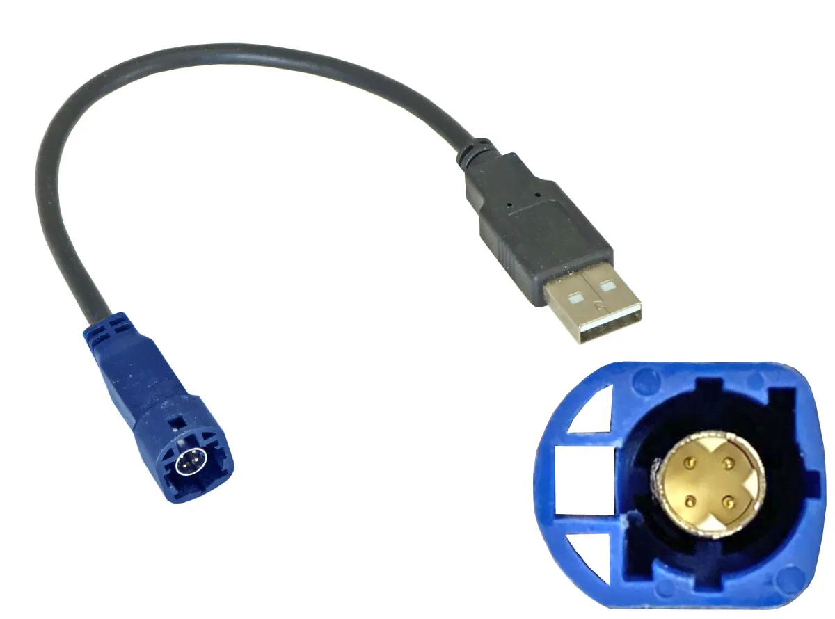 Переходник для подключения штатного USB разъема Volkswagen, Skoda (VAG 4 pin) к новой магнитоле тип3 в Екатеринбурге