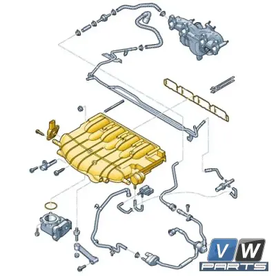 Коллектор впускной Volkswagen Tiguan (2.0 TSI) - замена, vw-parts.ru
