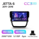 Магнитола Teyes CC3 2K 6-128 Volkswagen Jetta 6 2011 — 2018 10.36"