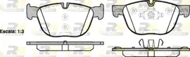 Тормозные колодки RoadHouse передние для Volkswagen Tiguan I 2015-2018. Артикул 21297.00