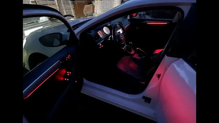 Контурная подсветка салона. VW Jetta 6