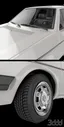 Автомобиль Volkswagen Golf 2 - Транспорт - 3D модель