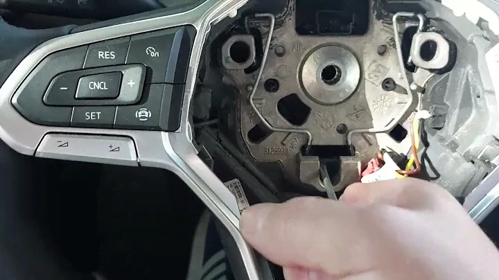 Как снять подушку VW Passat b8  Руль, Пассат б8