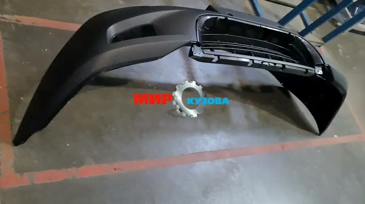 Vw Crafter Volkswagen бампер передний чёрный Фольксваген Крафтер МирКузова