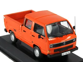 Масштабная модель Volkswagen Transporter T3 DOKA 1983 пикап с двойной кабиной оранжевый лучшая цена!