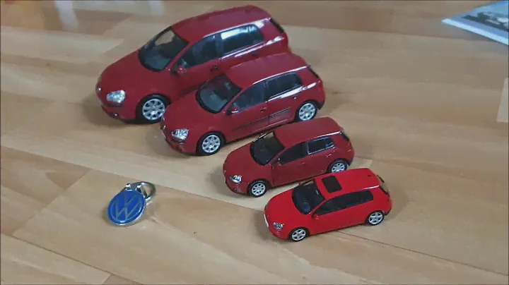 Diecast VW Golf V . Set, 1;18, 1;24, 1;32, 1;43 Scale. Автомодели.Oбзор