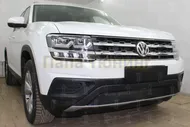 Защита радиатора Volkswagen Teramont 2017- black низ
