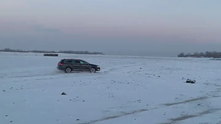 Passat B7 ALLTRACK на снегу