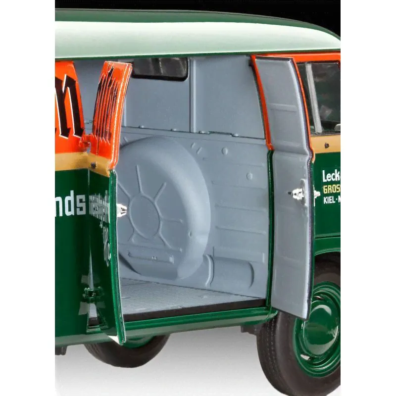 Сборная модель Минивэн Volkswagen VW T1 Kastenwagen, набор с клеем и красками - 67076-1