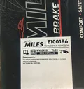 Тормозные колодки Miles (Semi-Metallic) передние для Volkswagen Tiguan I 2007-2018. Артикул E100186