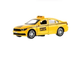 Металлическая машинка Volkswagen Passat - Такси, 12 см