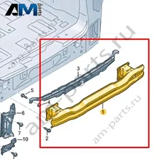 Кронштейн бампера Volkswagen id-Buzz 2023-2024 1T3807305