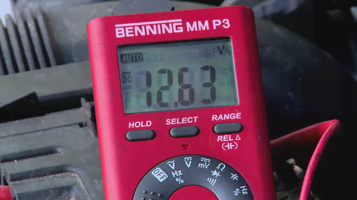 [ # КАК ПРОВЕРИТЬ ГЕНЕРАТОР МУЛЬТИМЕТРОМ # ] (VW Polo) Lichtmaschine testen.Test a Car's Alternator.
