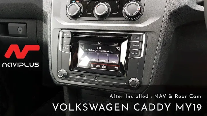 Volkswagen Caddy -[After Install]  NAV & Rear CAM retrofit on Composition media Audio