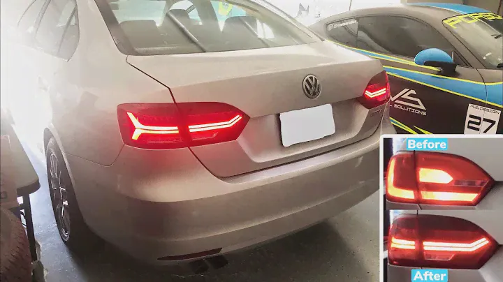 Как установить задние фонари VW Jetta, MK6 2011-2018 гг.