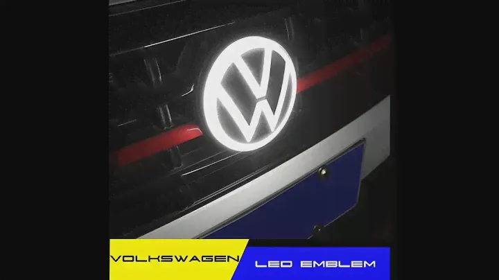 VW light up emblem Dynamic install｜ led badge for Volkswagen jetta altas tiguan