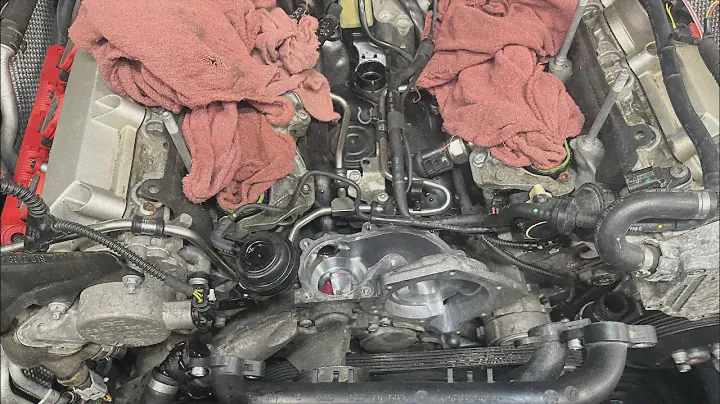 Audi A8/A4/S4 3.0TFSI Supercharger Removal | Thermostat housing & Waterpump Replacement (Commentary)