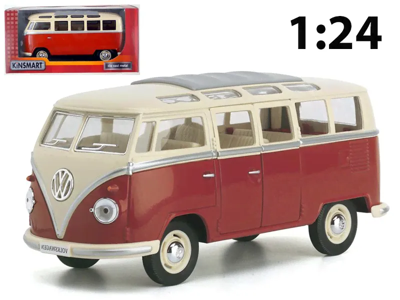 Модель Kinsmart - Машинка 1962 Volkswagen Classical Bus (1/24)-0