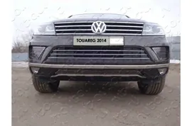 Решетка радиатора Volkswagen Touareg 2 рестайлинг нижняя