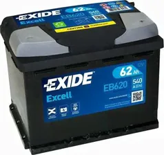 Аккумулятор Exide Excell ** для Volkswagen Polo V 2009-2024. Артикул EB620