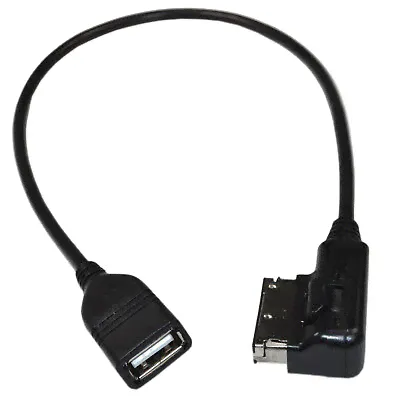 HQRP MDI MEDIA-IN USB Adapter Cable for Volkswagen VW Jetta Golf GTI Passat-0