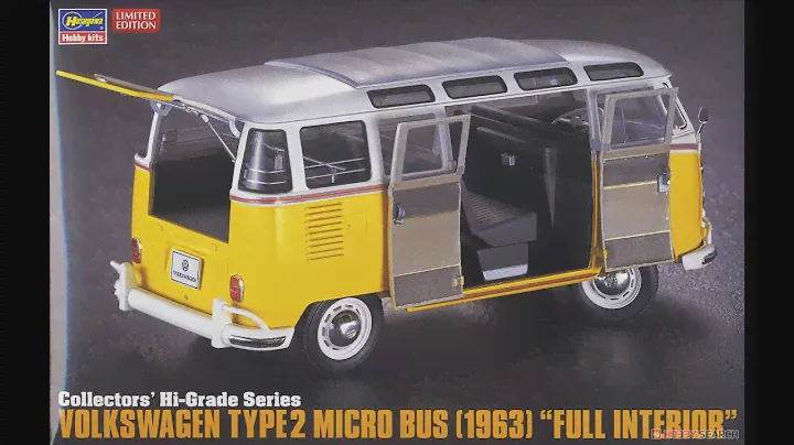 Whats In The Box | Hasegawa VW Type2 Micro Bus (1963) Full Interior
