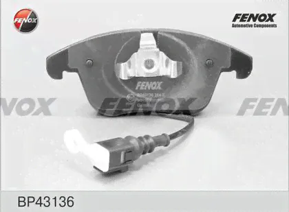 Тормозные колодки Fenox передние для Volkswagen Tiguan I 2007-2018. Артикул BP43136