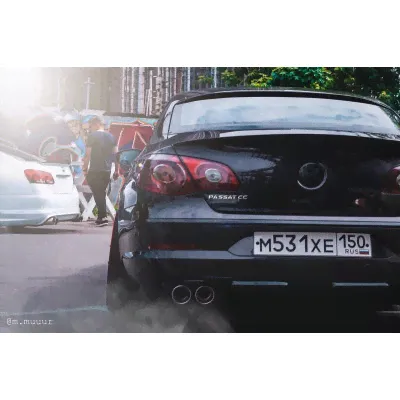 Лип спойлер VOLKSWAGEN PASSAT CC-3