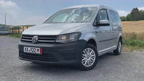 Осмотр Volkswagen Caddy пассажир с пробегом почти 300.000 км в идеале из Германии