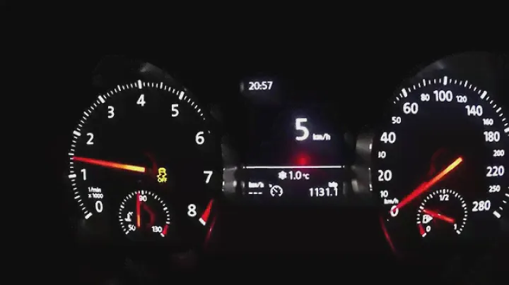 Volkswagen Polo GTI 1.8 TSI 192 HP 2016 (6C) Manual Gears Acceleration from 0-100km/h