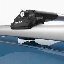 Багажник Turtle Air 1 (серебристый) на рейлинги Volkswagen Tiguan II (2016-)