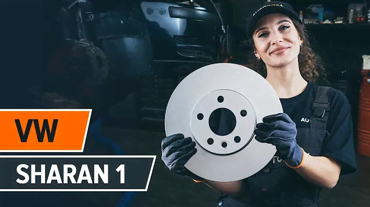 How to change front brake discs on VW SHARAN 1 [TUTORIAL AUTODOC]