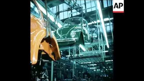 SYND04/01/72 VOLKSWAGEN CAR FACTORY CLOSED
