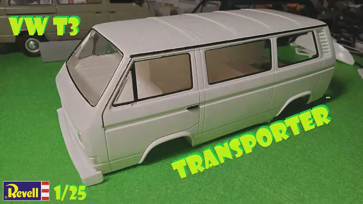 Volkswagen T3 Transporter 1979 Revell 1/25 Збірка моделі Model assembly #1