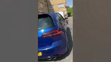 Golf 7R Launch Control #car #carmeet #drift