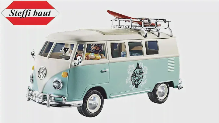 PLAYMOBIL 70826 Volkswagen T1 Camping Bus Limited Edition unboxing & build