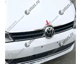 Хромированная накладка на кромку капота Volkswagen Golf 7 2013+
