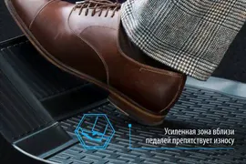 Коврики Rival для салона Volkswagen Teramont 2017-2024. Артикул 15810001