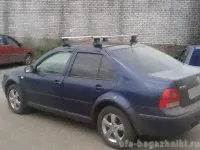 Багажник на крышу Volkswagen Bora, Атлант, аэродинамические дуги-0