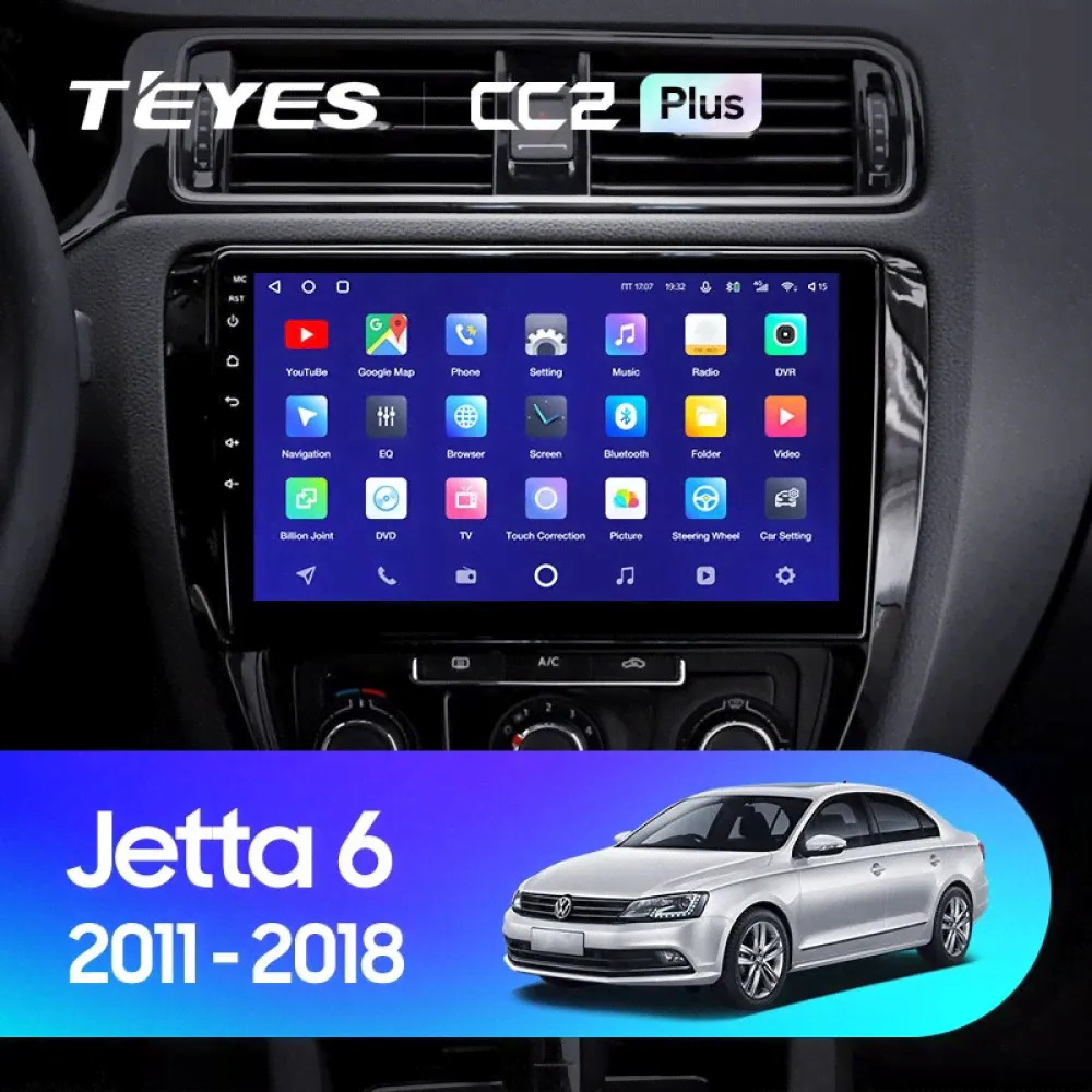 Магнитола Teyes CC2 Plus 4-32 Volkswagen Jetta 6 2011-2018 10.2"