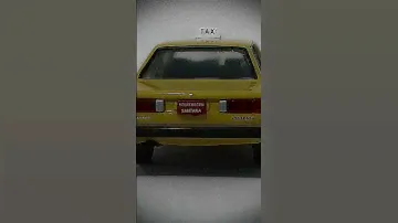 Miniatura Santana Táxi RJ. #miniaturas #coleção #miniaturascolecionáveis #taxi #hoby