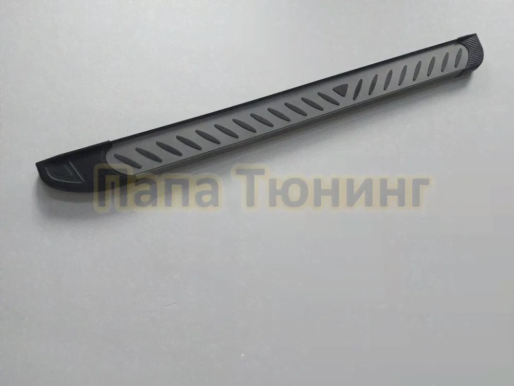 Пороги алюминиевые "Elite Grafit" 2000 графитовые Volkswagen Teramont (2017-2020)