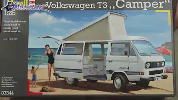 Bausatzcheck: Revell - Volkswagen T3 Camper "Westfalia" M 1:25