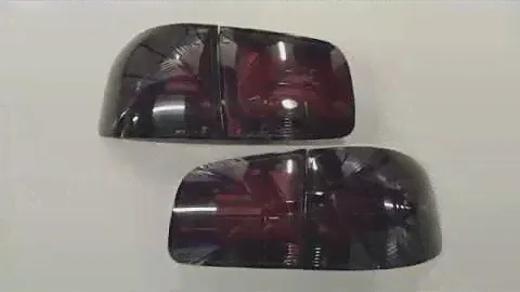 Задние Full LED фонари Dectane CarDNA для VOLKSWAGEN Touareg I (02-10) красные темные