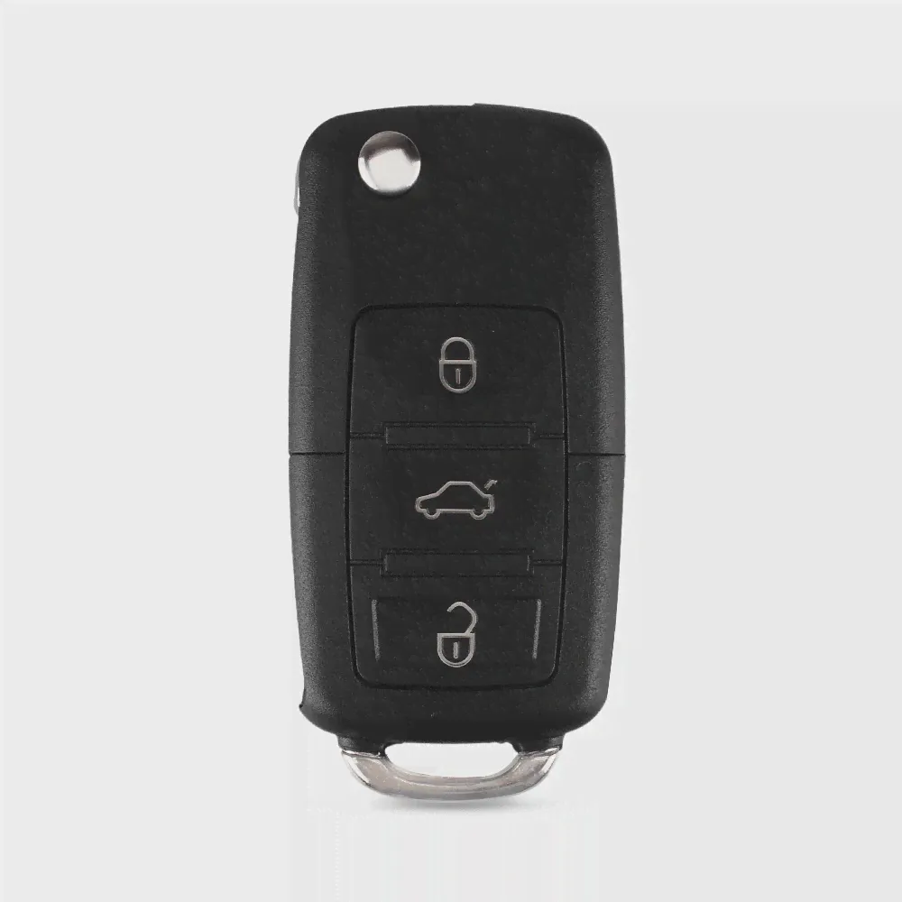 🛍 KEYYOU 3 + 1 4 кнопки дистанционный флип-Переключаемый ключ оболочка для VW Volkswagen Golf Polo MK4 Touran Bora-3