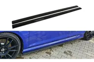 Накладки сплиттеры на пороги на Volkswagen Golf VII R