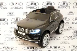 River Toys Детский электромобиль Volkswagen Touareg черный глянец