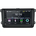 Магнитола в штатное место 2 din Volkswagen Amarok, Caddy, Golf, Passat, Polo Canbox 2783-RP-VWTRN-22 MP5