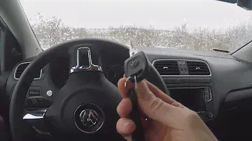 VW Polo Sedan, как закрыть машину без аккумулятора